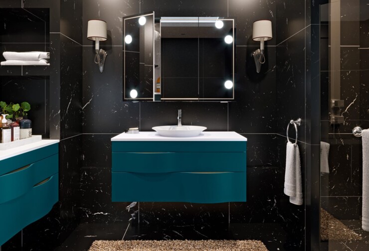 L'armoire de toilette parfaite dans une petite salle de bains