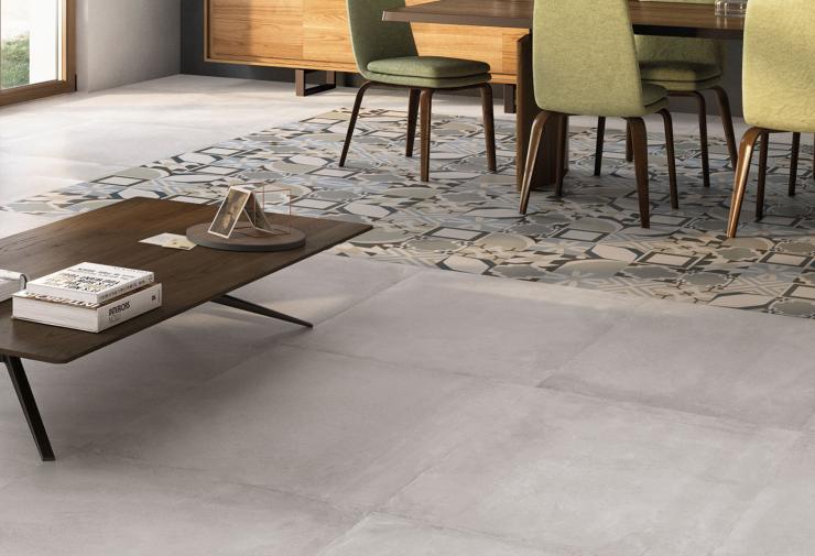 Jonction entre deux carrelages Mestre